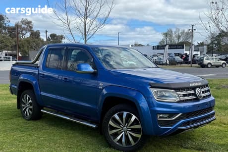 Blue 2018 Volkswagen Amarok Dual Cab Utility V6 Tdi 580 Ultimate