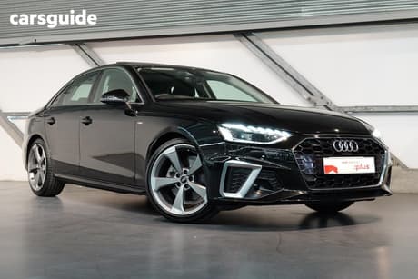 Black 2021 Audi A4 Sedan 35 Tfsi S Line Mhev