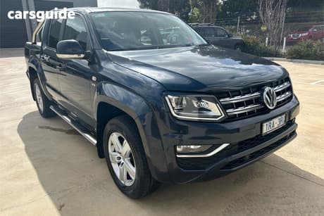 Blue 2020 Volkswagen Amarok Dual Cab Utility Tdi550 Highline 4Motion (4X4)