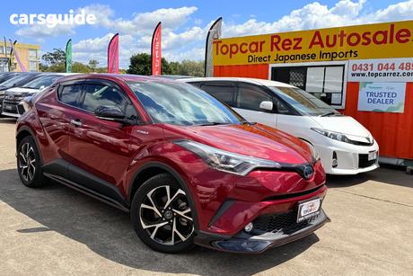 Red 2018 Toyota C-HR Wagon (Hybrid)