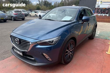Blue 2017 Mazda CX-3 Wagon S Touring (Awd)