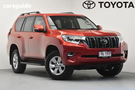 Red 2018 Toyota Landcruiser Prado Wagon Gxl (4X4)