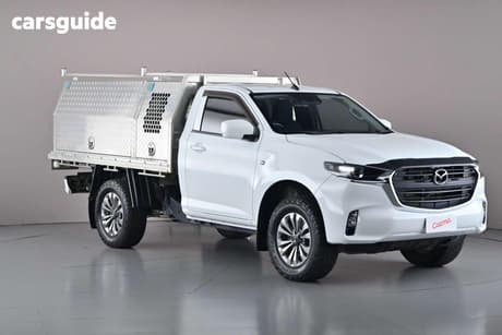 White 2021 Mazda BT-50 Cab Chassis Xt (4X2)