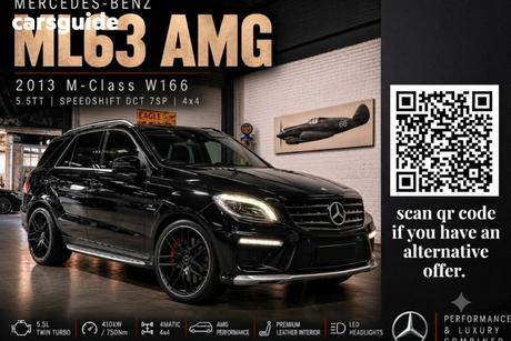 Black 2013 Mercedes-Benz ML SUV ML63 AMG 4X4