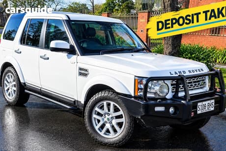 White 2010 Land Rover Discovery 4 Wagon 2.7 Tdv6