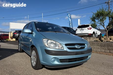 Blue 2007 Hyundai Getz Hatchback S