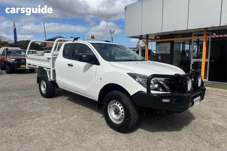 White 2020 Mazda BT-50 Freestyle Cab Chassis Xt (4X4) (5Yr)