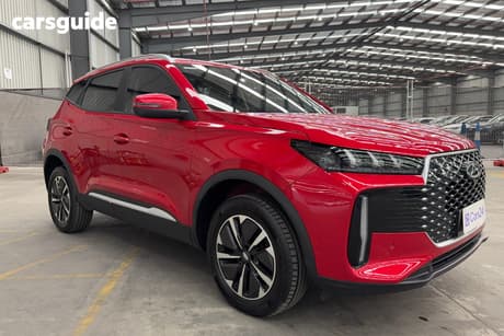 Red 2025 Chery Tiggo 4 Wagon Ultimate Hev
