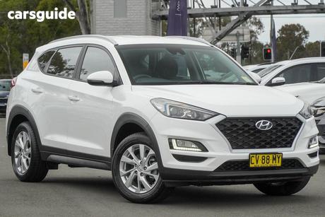 White 2019 Hyundai Tucson Wagon Active (2Wd)