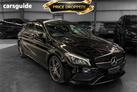 Black 2017 Mercedes-Benz CLA200 Coupe 200