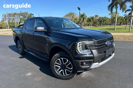 Black 2023 Ford Ranger Double Cab Pick Up Sport 3.0 (4X4)