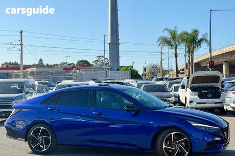Blue 2023 Hyundai I30 Sedan N Line Premium