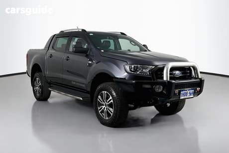 Grey 2020 Ford Ranger Double Cab Pick Up Wildtrak 3.2 (4X4)