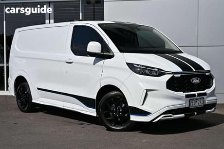 White 2024 Ford Transit Custom Van Sport (Swb)