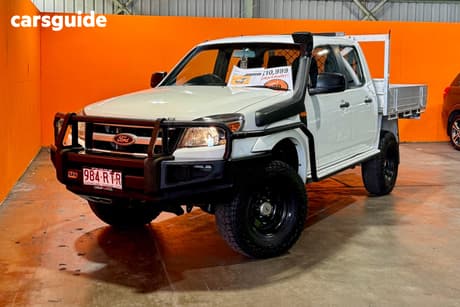 White 2011 Ford Ranger Dual Cab Chassis Xl (4X4)