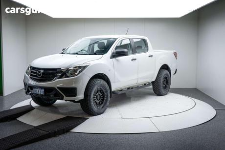 White 2018 Mazda BT-50 Dual Cab Utility Xt (4X4)