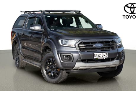 Grey 2020 Ford Ranger Double Cab Pick Up Wildtrak 2.0 (4X4)