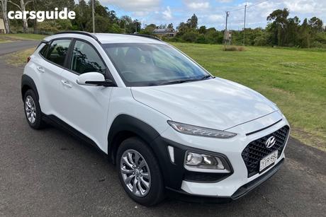 White 2019 Hyundai Kona Wagon Go (Fwd)