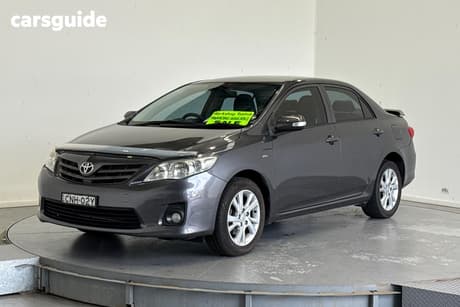 Grey 2012 Toyota Corolla Sedan Ascent Sport