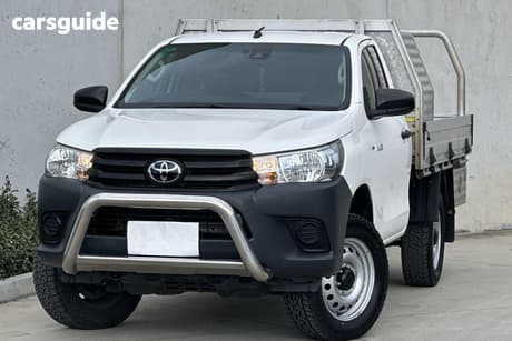 White 2021 Toyota Hilux Cab Chassis Workmate Hi-Rider