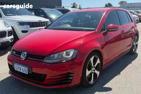 Red 2016 Volkswagen Golf Hatchback Gti