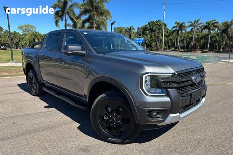 Grey 2025 Ford Ranger Double Cab Pick Up Phev Sport (4X4)