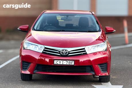 Red 2015 Toyota Corolla Hatchback Ascent
