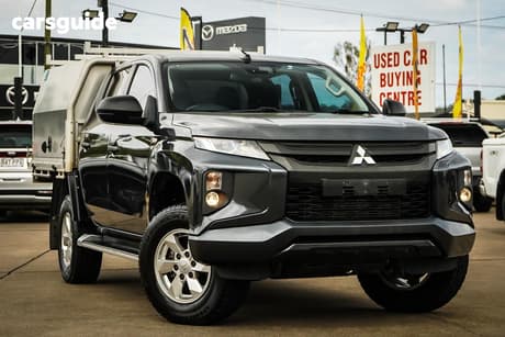 Grey 2019 Mitsubishi Triton Double Cab Pick Up Glx Plus (4X4)