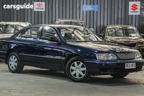 Blue 2000 Toyota Avalon Sedan CONQUEST MCX10R