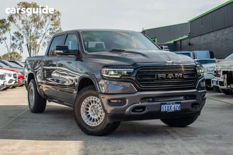 Grey 2022 RAM 1500 Crew Cab Utility Limited Rambox (Hybrid)