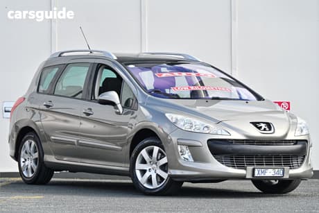 Grey 2009 Peugeot 308 Wagon Touring Xse Turbo