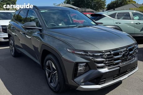 Grey 2026 Hyundai Tucson Wagon Elite Hybrid (Awd)