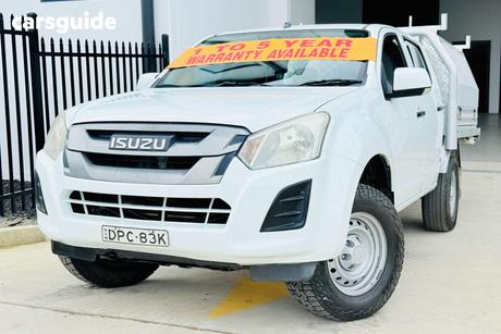 White 2017 Isuzu D-MAX Crew Cab Chassis Sx Hi-Ride (4X2)