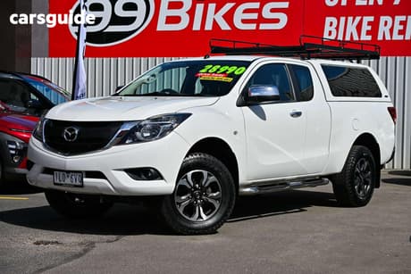 White 2017 Mazda BT-50 Freestyle Utility Xtr (4X4)