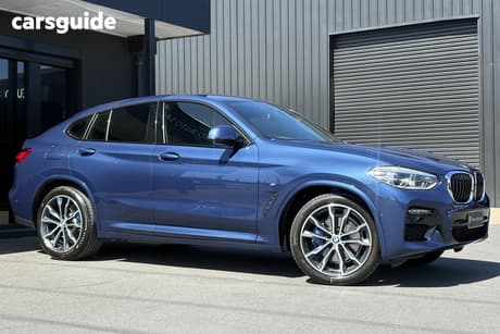 Blue 2021 BMW X4 Coupe Xdrive30I M Sport