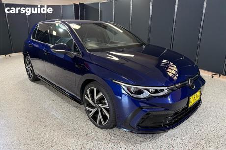 Blue 2023 Volkswagen Golf Hatchback 110Tsi R-Line