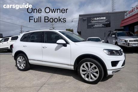White 2018 Volkswagen Touareg Wagon V6 Tdi