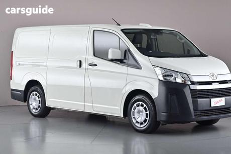 White 2022 Toyota HiAce Van Lwb (4 Door Option)