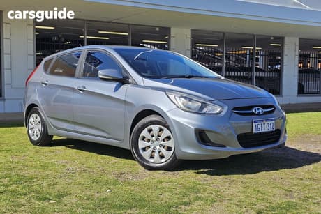 Silver 2017 Hyundai Accent Hatchback Active