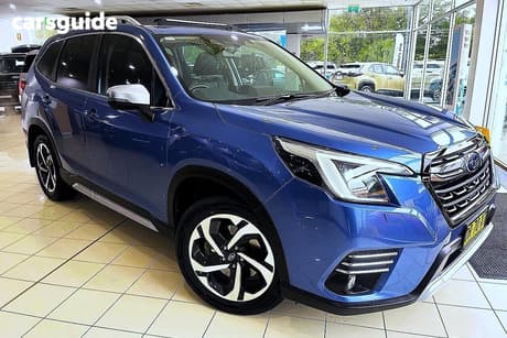 Blue 2021 Subaru Forester Wagon 2.5I-S (Awd)