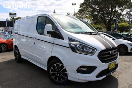 White 2022 Ford Transit Custom Van 320S Sport (Swb)