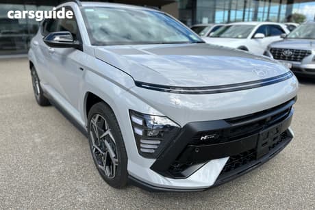 Grey 2026 Hyundai Kona Wagon Hybrid Elite N Line