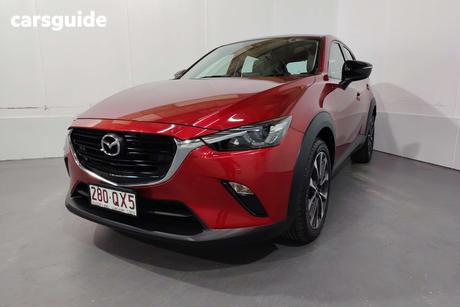 Red 2024 Mazda CX-3 Wagon G20 Evolve