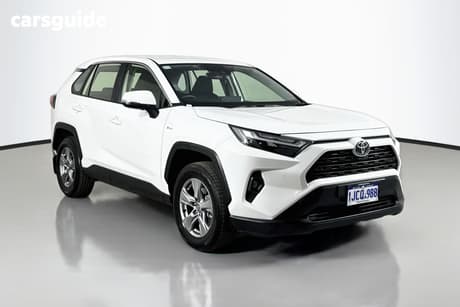 White 2025 Toyota RAV4 Wagon Gx (2Wd) Hybrid