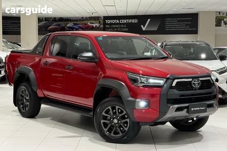 Red 2025 Toyota Hilux Double Cab Pick Up Rogue 48V (4X4)