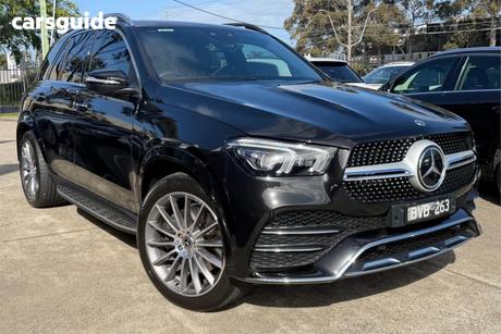Black 2022 Mercedes-Benz GLE450 Wagon 4Matic (Hybrid)