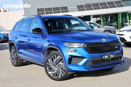 Blue 2024 Skoda Kodiaq Wagon Rs (4X4) 180Tsi