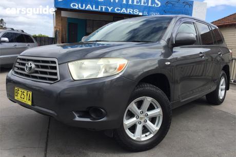 Grey 2010 Toyota Kluger Wagon Kx-R (Fwd) 7 Seat