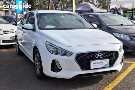 White 2018 Hyundai I30 Hatchback Active