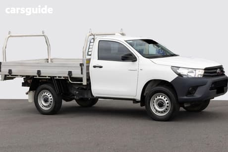 White 2023 Toyota Hilux Cab Chassis Workmate Hi-Rider (4X2)